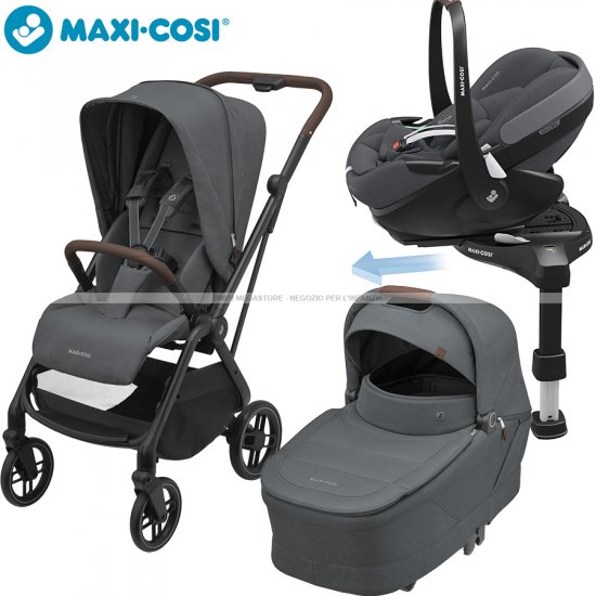 Maxi Cosi - Leona 2 Trio Pebble 360 Pro2 E Base 360 Pro