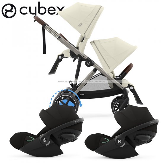 Cybex - E-Gazelle S Duo Gemellare Con Cloud G Isize