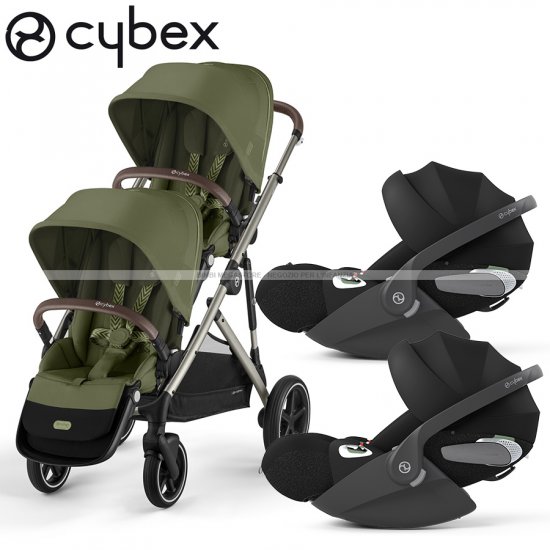 Cybex - Gazelle S Duo Gemellare Con Cloud T Isize