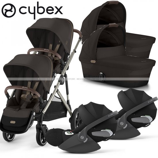 Cybex - Gazelle S Trio Gemellare Con Cloud T Isize