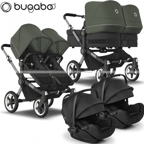 Bugaboo - Bugaboo Donkey 5 Trio Gemellare Con Otter