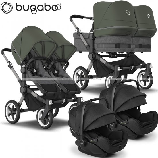 Bugaboo - Bugaboo Donkey 5 Trio Gemellare Con Otter