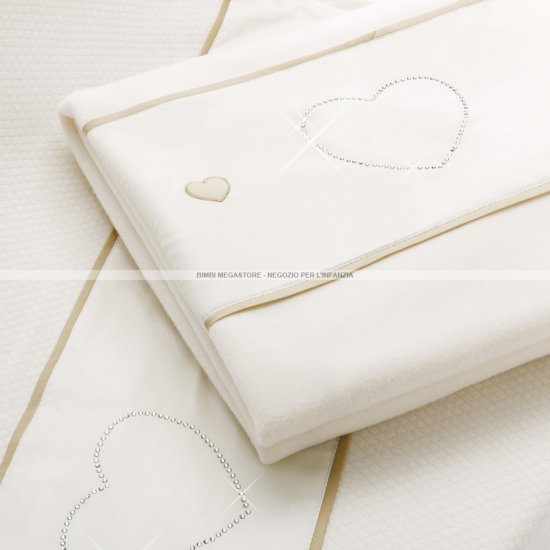 Erbesi - Cuori Set Lenzuolo Lettino 