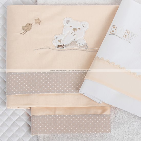Picci - Mami Lenzuolo Letto 3 Pz. Sotto Colorato