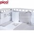 Picci - Lella Rivestimento Tessile 22 Orso Cuore Grigio