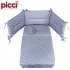 Picci - Stella Piumetto Letto 3 Pz. Stampato 22 Grigio