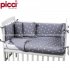 Picci - Lella Rivestimento Tessile 22 Stella Grigio