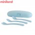 Miniland - Picneat Set Posate Azzurro