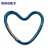 Dooky - Gancio Portaborse A Cuore Blu