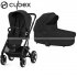 Cybex - Talos S Duo Passeggino E Navicella Moon Black