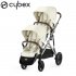 Cybex - Gazelle S Passeggino Gemellare Seashell Beige