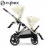 Cybex - Gazelle S Passeggino Gemellare Seashell Beige