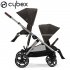 Cybex - Gazelle S Passeggino Gemellare Chocolate Brown