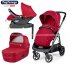 Peg Perego - Veloce Lounge Modular Trio Con Base Red Shine
