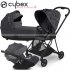 Cybex - Mios Trio Simply Flowers Dark Grey