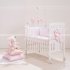 Picci - Lella Luce Letto Culla Con Tessile E Giostrina 01 Rosa