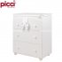 Picci - Dream Bagnetto 3 Cassetti Con Fiocco 09 Bianco Tortora