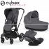 Cybex - Priam 4 Trio Simply Flowers Dark Grey Blk