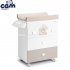 Cam - Orso Luna Bagnetto Cassettiera Bianco Tortora