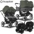 Bugaboo - Bugaboo Donkey 5 Trio Gemellare Con Aton S2 Forest Gr Grey Graph