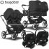 Bugaboo - Bugaboo Donkey 5 Trio Gemellare Con Aton S2 Midnight Blk Graph
