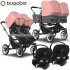 Bugaboo - Bugaboo Donkey 5 Trio Gemellare Con Aton S2 Morning P. Grey Grap