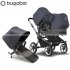 Bugaboo - Bugaboo Donkey 5 Duo Stormy Blu Grey