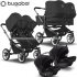 Bugaboo - Bugaboo Donkey 5 Trio Gemellare Con Turtle Air Midnight Blk Graph