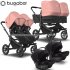 Bugaboo - Bugaboo Donkey 5 Trio Gemellare Con Turtle Air Morning Pink Blk Blk