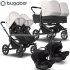 Bugaboo - Bugaboo Donkey 5 Trio Gemellare Con Turtle Air Misty White Blk Blk