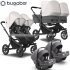 Bugaboo - Bugaboo Donkey 5 Trio Gemellare Con Turtle Air Misty White Grey Blk