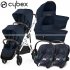 Cybex - Gazelle S Trio Gemellare Con Aton S2 Isize Ocean Blue