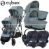 Cybex - Gazelle S Trio Gemellare Con Aton S2 Isize Sky Blue