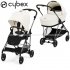 Cybex - Melio Duo Passeggino E Navicella Canvas White