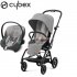 Cybex - Eezy S Twist+ 2 Duo Passeggino E Aton S2 Isize Lava Grey Black