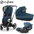Cybex - E-Priam 4 Trio Con Cloud Z2 Mountain Blu Chr Blk