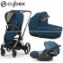 Cybex - E-Priam 4 Trio Con Cloud Z2 Mountain Blu Chr Brw