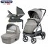 Peg Perego - Veloce Tc Lounge Modular Trio Con Base City Grey