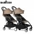 Babyzen - Yoyo2 Passeggino Gemellare Connect Taupe Black