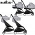 Babyzen - Yoyo2 Passeggino Gemellare Connect Con 2 Bassinet Stone Black