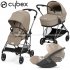 Cybex - Melio Trio Con Cloud T Isize Almond Beige