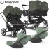 Bugaboo - Bugaboo Donkey 5 Trio Gemellare Con Cloud T Forest Gr Blk Graph