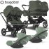 Bugaboo - Bugaboo Donkey 5 Trio Gemellare Con Cloud T Forest Green Black