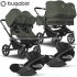 Bugaboo - Bugaboo Donkey 5 Trio Gemellare Con Cloud T Forest Green Black