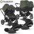 Bugaboo - Bugaboo Donkey 5 Trio Gemellare Con Cloud T Forest Green Blk Blk