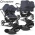 Bugaboo - Bugaboo Donkey 5 Trio Gemellare Con Cloud T Stormy Blue Graphite