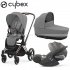 Cybex - Priam 4 Trio Con Cloud T Mirage Grey Rosegold