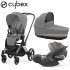 Cybex - Priam 4 Trio Con Cloud T Mirage Grey Chr Brw