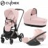 Cybex - Priam 4 Trio Con Cloud T Peach Pink Rosegold