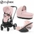 Cybex - Priam 4 Trio Con Cloud T Peach Pink Black